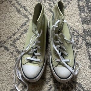 Converse Olive High-Top Sneakers